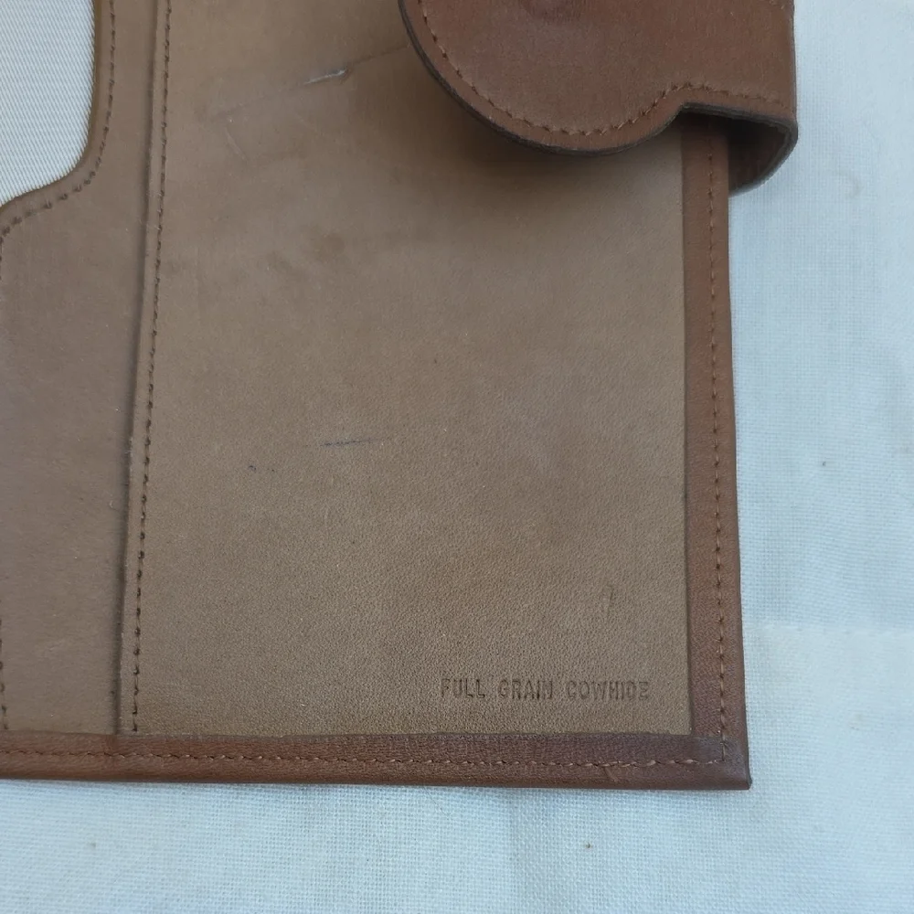 Premium Tan Leather Phone Cover